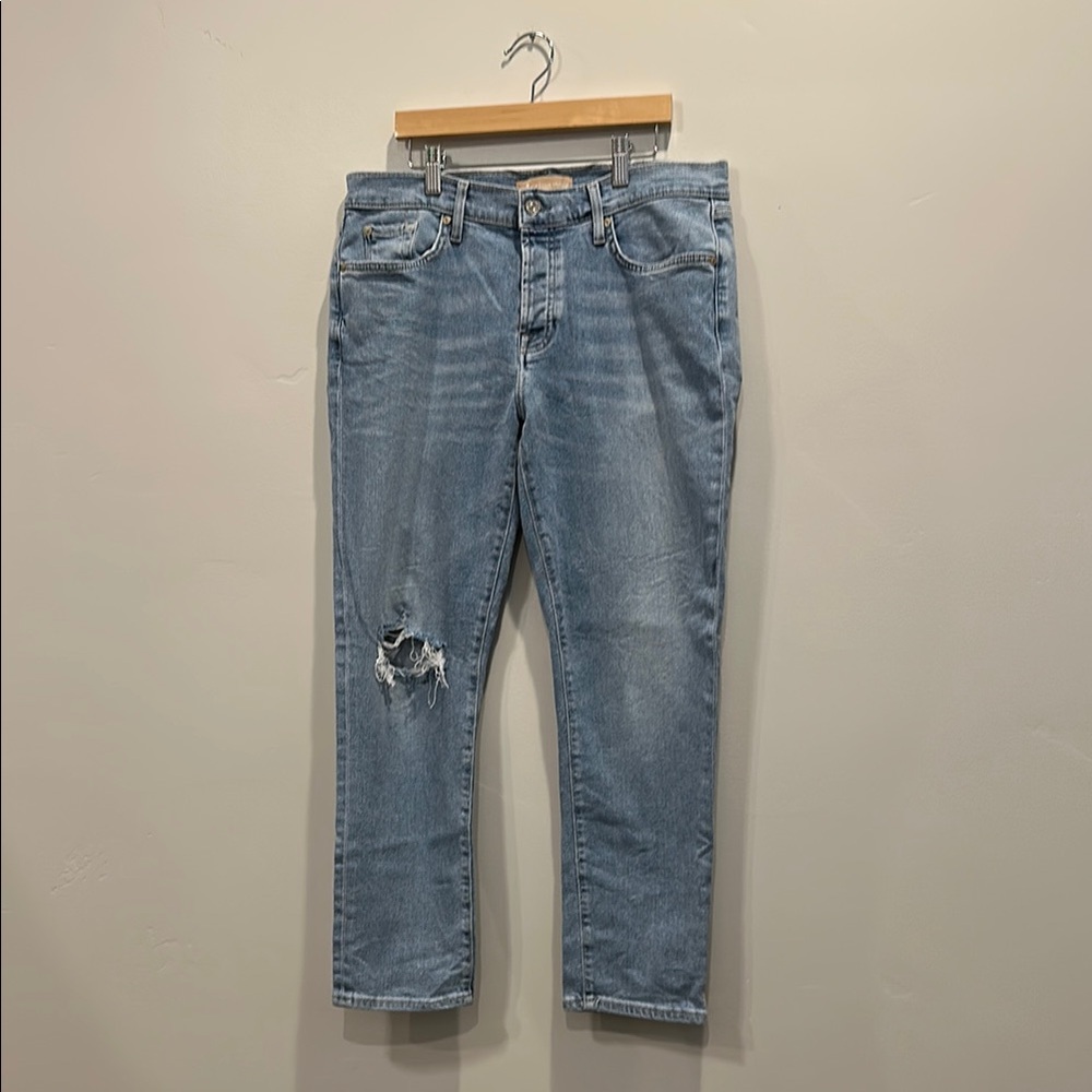 7 For All Mankind Luxe Vintage. Relaxed Blue Jeans Classic Style. Size 30.